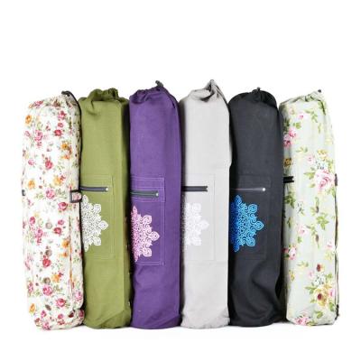 China Nylon Carrier Backpack Mat Waterproof Backpack Yoga Bag Pilates New Lightweight Portable Yoga Convenience Backpack for sale