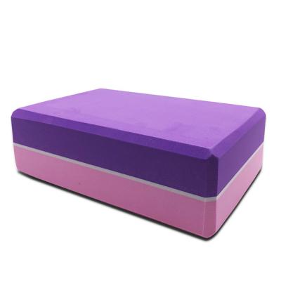 China Yoga Exercises Wholesale Custom Logo Yoga Pilates Eva Gym Exercise Equipment Yoga Block Material Set for sale