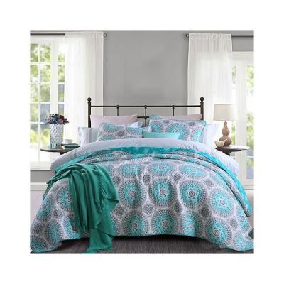 China Summer Soft Comforter Bedding 100% Polyester Design Pattern Fashion Ultrasonic Printing Comforter for sale