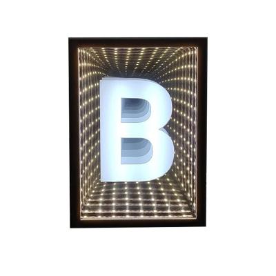 China Contemporary Tulip Cloud flower sea abyss mirror night light infinity mirror Melaleuca  LED gift mirror DIY handmade products for sale