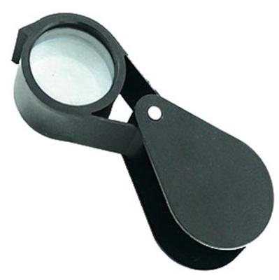 China Flexible Folding Handle Glass Pocket Magnifier for sale