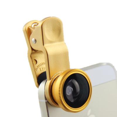 China Smart Phone Lens 3 in 1 Smart Phone Camera Lens for All Kinds of Mobile Phones à venda