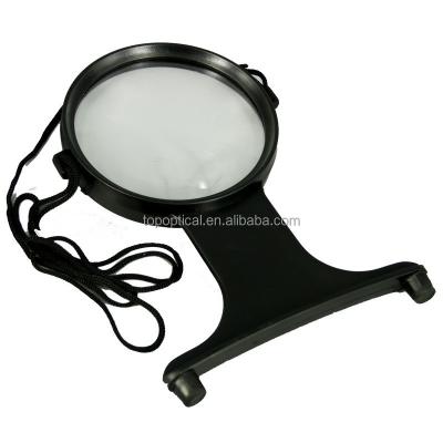 중국 Arcylic Lens And ABS Main Body Suspender Best Design Elder Magnifying Lamp Reading Magnifier 판매용