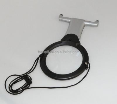 중국 ABS& good quality arcrylic embroidered hanging LED magnifier nail lamp 3x6x and pmma lens hands free magnifier 판매용