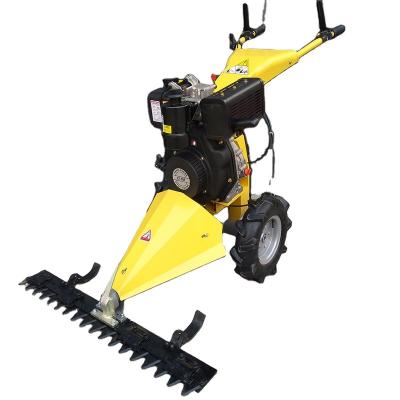 China 4-Stroke Home Use 9HP Gasoline Automatic Mini Hand Push Slope Lawn Mower Machine for sale