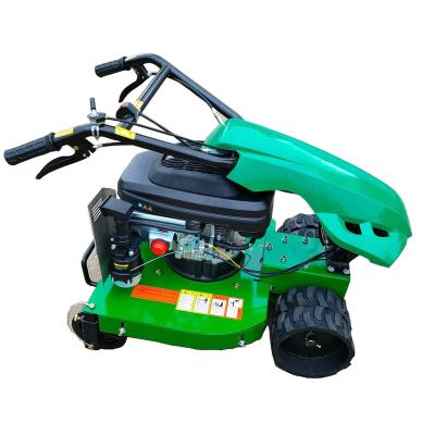 China 4-Stroke Manual Hand Push Lawn Mower 4 Wheels Hand Push Mower for sale