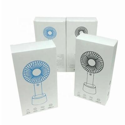 China Custom Wholesale Recyclable Folding Cardboard Fan Box Handheld Packaging for sale