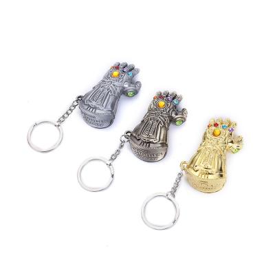 China Iron Man Key Chain Accessories Iron Man Key Chain Thanos Mitten Mitt Keychain for sale