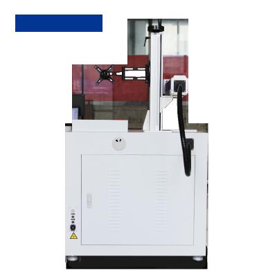 China Air-cooled High quality fiber 80w making machine birds rings Desktop Fiber Laser Marking Machine for sale