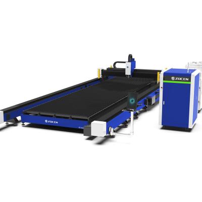 China Water-cooled 6000w 12kw 30kw iron sheet gantry type fiber laser cutting machine for sale