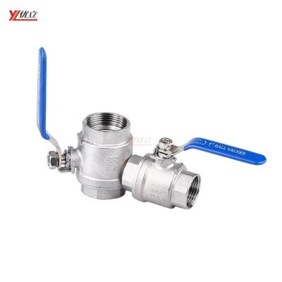 China RC TNP BSP 1000wog Manual 2-PC Stainless Lock 1.6mpa 304 316 Top Class Safe And Durable SteelWith Threaded Ball Valve for sale