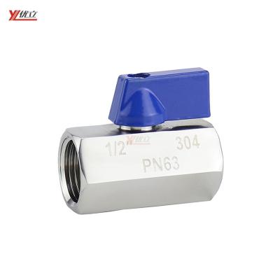 China DEasy Small Installation RC TNP BSP 1000WOG PN63 Stainless Steel Safe And Durable Bestseller Manual 304 316 Threaded Ball Valve for sale