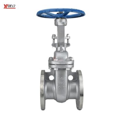 China High demand safe and durable rising stem handwheel operated API 316 ANSI 150LB 300LB 304 JIS 10K-20K 1.6mp WCB manual flanged gate valve for sale