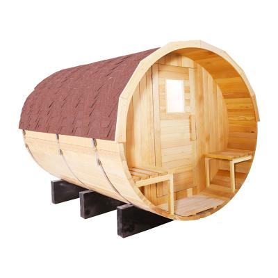 China Computer control panel factory direct sale outdoor barrel sauna room steam sauna room for sale