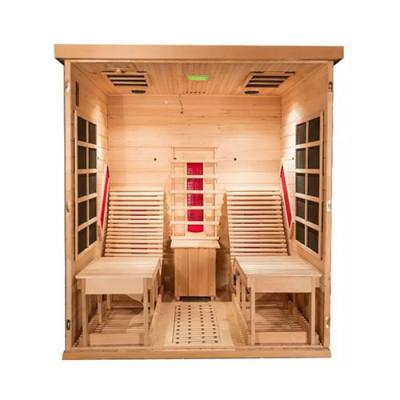 China Infrared Computer Control Panel Sauna Room 2 Person Fix for sale