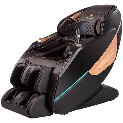 China Automatic Body Scan Detection Factory Cheap Price Latest AI Smart Voice Commend Function AI Smart Recliner Air compression SL Track 3D Massage Chair for sale