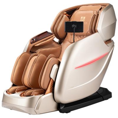 China Automatic Body Scan Detection 2023 Best Seller CE Certificated Full Body Zero Gravity Dual-core SL Track SL Track Foot Auto Extension 4D Massage Chair for sale