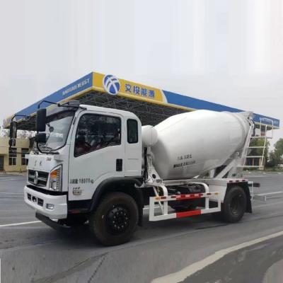 China Customized 6 Square 4x2 Drive Concrete Small Mixing Truck with 95kw Power for sale