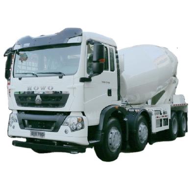 China HOWO T5G 340HP 8X4 Square Concrete Mixer Truck with Euro 2/3/4/5 Emission Standard for sale