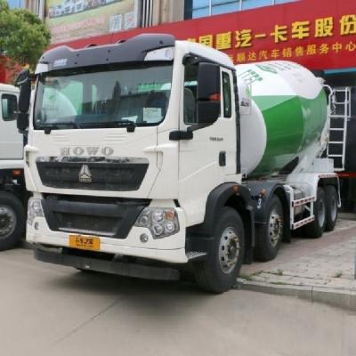 Chine Magasins de matériaux de construction utilisés SinotruK HOWO T5G 340HP 8X4 7.37 Carré à vendre