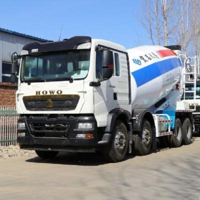 China 7.98 Square Concrete Mixer Truck with 6x4 8x4 Chassis Sinotruk HOWO TX 350 HP Diesel Fuel for sale