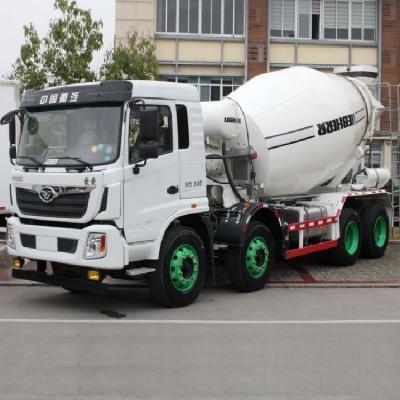 China 340 HP 8X4 7.99 Square Concrete Mixer Truck Hauman H5 6.8L Diesel Fuel Engine Capacity for sale