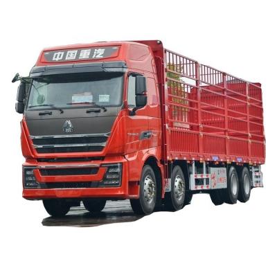 China National Heavy Truck HOWO TH7 460HP 8X4 9.5m Touch Screen Warehouse Grid Type Truck for sale