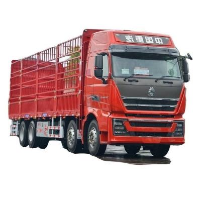 China SINOTRUCK HOWO TH7 460HP 8X4 zware vrachtwagen met 9.5m magazijnnet en multimedia systeem Te koop