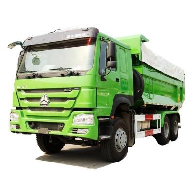 China Warmgebruikte SINOTRUCK HOWO Zware vrachtwagen 340 pk 6x4 5,6m dumpers voor de wereldmarkt Te koop