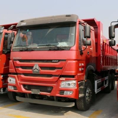 China Aanraakscherm Ja 6X4 6 Meter Dump Trucks Sinotruk HOWO Zware Truck 380 HP Gebruikte 0 KM Auto Te koop