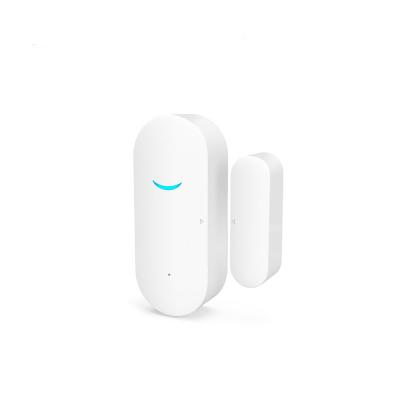 China Tuya Smart WiFi Wifi Door Sensor Door Open/Closed Detectors Wifi Home Alarm Compatible with Alexa Google Home Tuya APP for sale