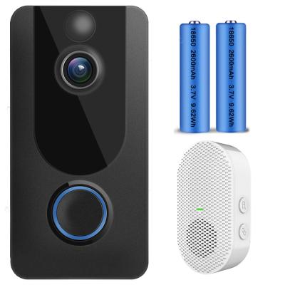 China 1080P Full HD Video Doorbell V7 with Night Vision PIR Motion Detection and Free Cloud Service Smart Home Device K7 for sale