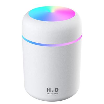 China Dropship Humidifier, Mini Portable Cool Mist Ultrasonic Atomizer USB Car 300ml Air Humidifier For Bedroom for sale