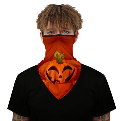 China Multifunctional Halloween Face Windproof Scarf | Bicycle Triangle Mask Towel | Outdoor sports a corner scarf for sale