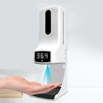 China Wall Mounted Temperature Test Non - Touch Automatic Foam Soap Dispenser Liquid Gel Hand Sanitizer Dispenser for sale