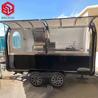 China Vegetable Processing Factory Best Quality Mobile Dining Car Street Food Car Hot Dog Donuts Cart Juice Bar Coffee Shop Mobile Cart for sale