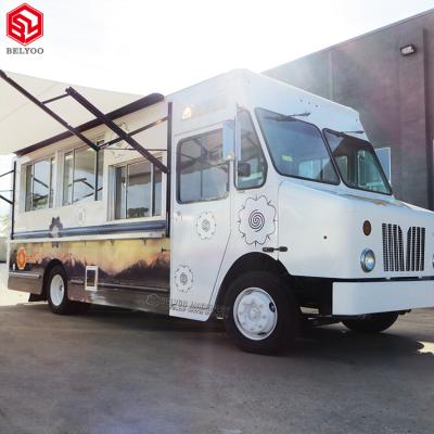 China Cheap Mobile Cannery Kitchen Food Truck Mobile Ice Cream Cart Coffee Carts For Big Sale Electric Food Van Hot Dog Cart HY Food Truck for sale