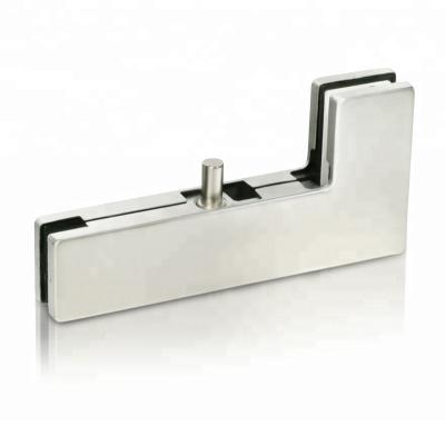 China Modern Right Pivot L Shape Glass Door Clamps Patch Fittings For Swing Door for sale