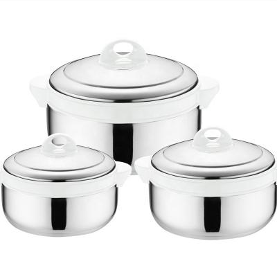 China Stainless Steel 201 4pcs Thermal Stock Pot Set Large Capacity Lunch Box Modern Bento for sale