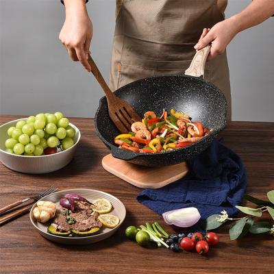 China Amazon TOP Seller Cookware Frypan Non Stick Aluminum Non Stick Deep Frying Pan With Glass Lid for sale