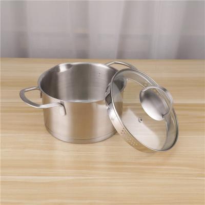 China House Home 304 Stainless Steel Multifunctional Cooking Pot Milk Pot Hot Pot with Lid for sale