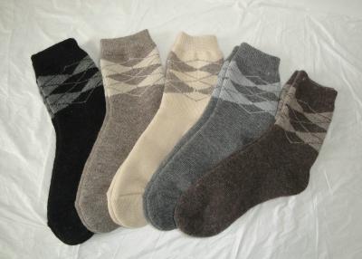 China Jacquard Breathable Warm Alpaca Wool Socks With 35 - 48 EU Size for sale