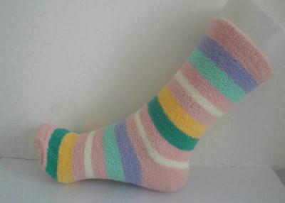 China Comfortable Stripe Ladies Cashmere Socks for sale