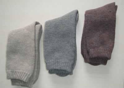 China Fashion Plain Mens Work Socks , Novelty / Cozy Warm Cotton Socks for sale