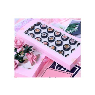 China Recycled Materials Beauty Custom Nail Press On Artificial Nails Wraps Fake Nail Tips Sticker Set Packaging Box for sale