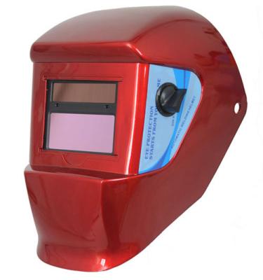 China PP Light Welding Shade Helmet DIN 3 Auto Darkening Single Color Printing (JX 1300) for sale