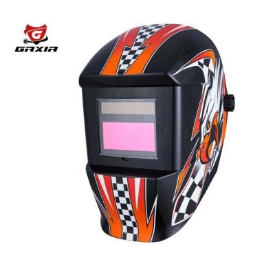 China PP Gaxia Shade DIN 3 Decals Pictures Lightweight (Custom) Auto Darkening Welding Helmet (JX H 1300) for sale