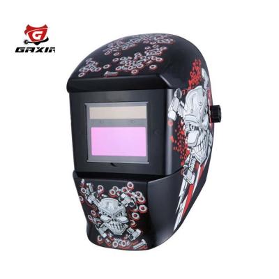 China PP Gaxia Shade DIN 3 Decals Images Lightweight (Custom) Auto Darkening Welding Helmet (JX F 1300) for sale