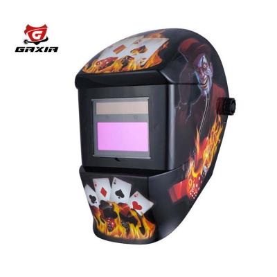 China PP Gaxia Shade DIN 3 Decals Pictures Lightweight (Custom) Auto Darkening Welding Helmet (JX A 1300) for sale