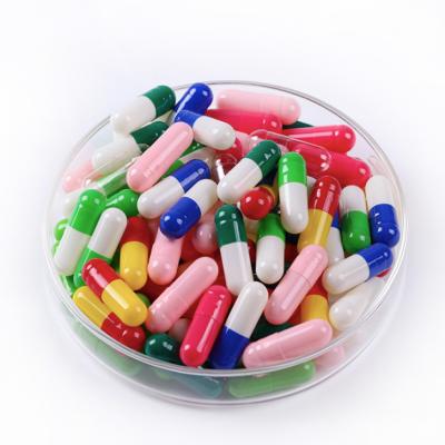 China 00# 0# 1# 2# 3# 4# Customized Color Empty Gelatin Medical Capsules Shell For Pharmaceutical for sale